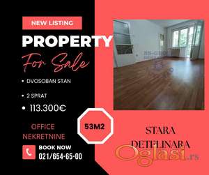 Dvosoban 53m2 blizu crkve na Detelinari !